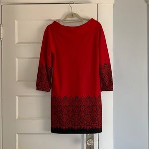 Aryeh red and black dress